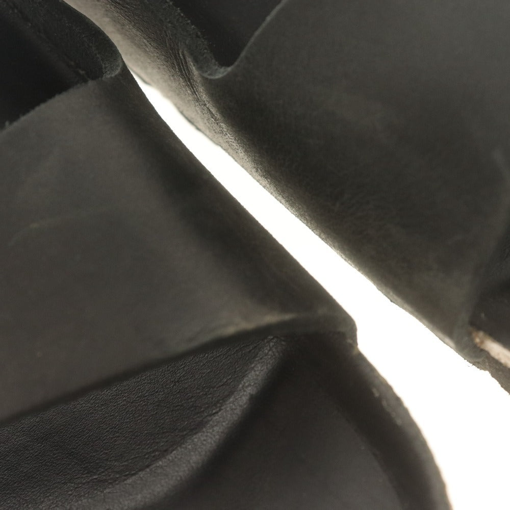 ■ BIRKENSTOCK Sandals Shoes Footwear Belt Silver Hardware Men's Women's 24cm Black
