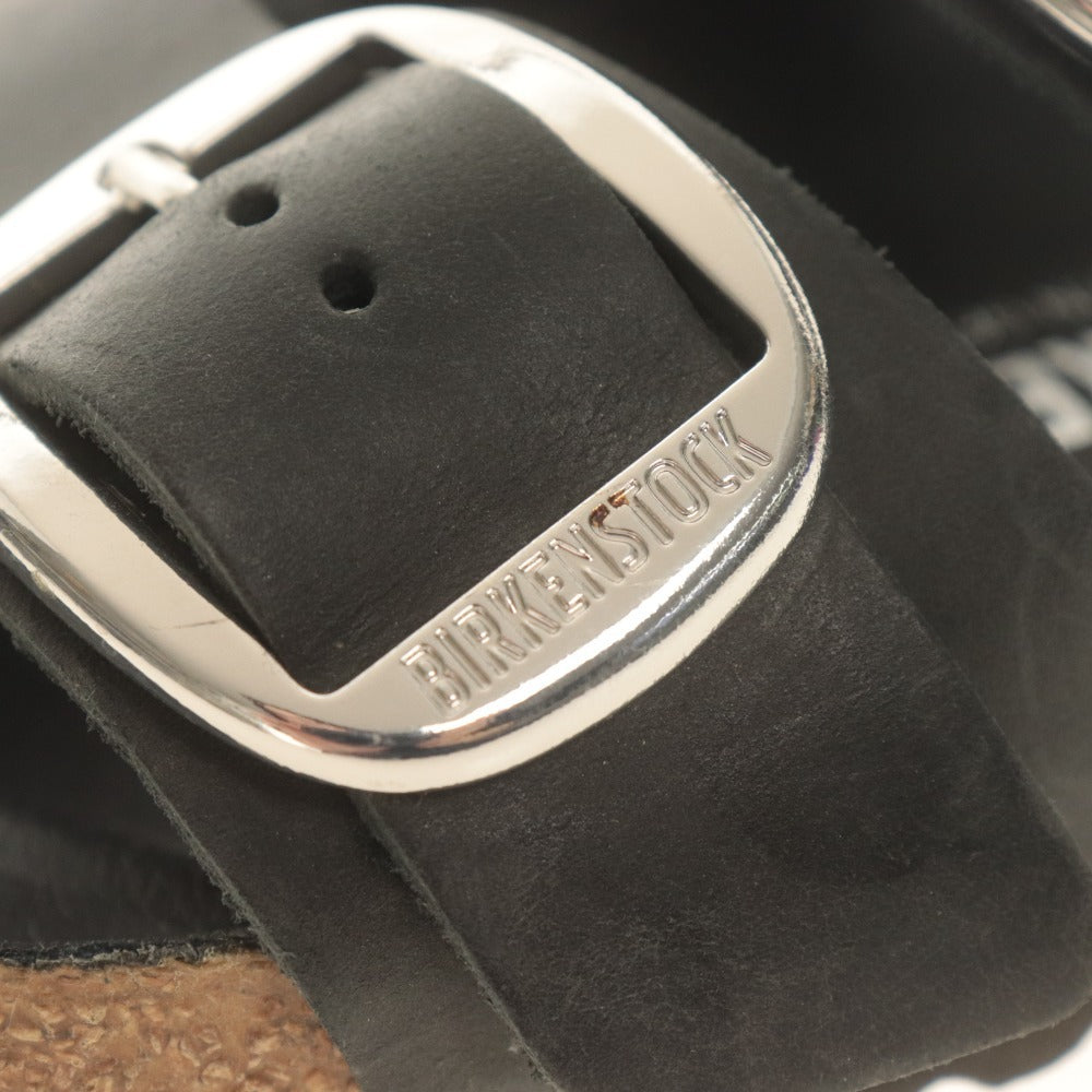 ■ BIRKENSTOCK Sandals Shoes Footwear Belt Silver Hardware Men's Women's 24cm Black