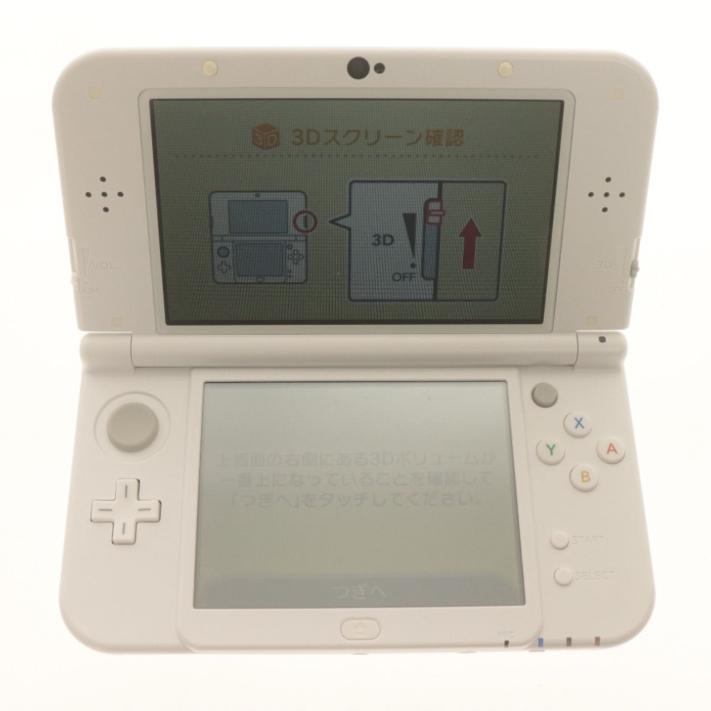 ■ 任天堂 3DS LL 本体 ソフト3本 セット マリオカート7 スーパーマリオ3Dランド リズム天国 ザ・ベスト＋ 初期化 通電確認済み 付属品付
