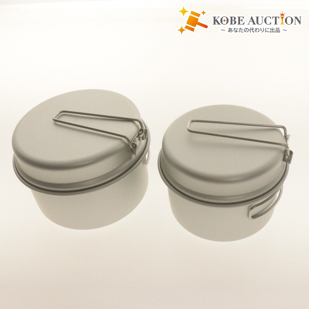 ■ snow peak スノーピーク アルミパーソナルクッカーセット キャンプ用品 食器 調理器具 ポット フライパン アルミ素材 アウトドア