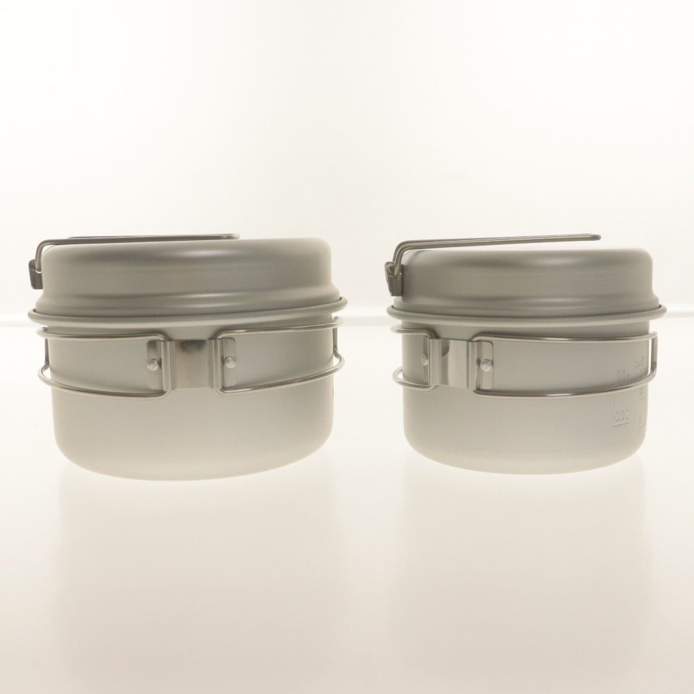 ■ snow peak スノーピーク アルミパーソナルクッカーセット キャンプ用品 食器 調理器具 ポット フライパン アルミ素材 アウトドア