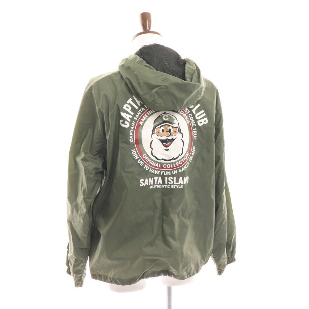 ■ キャプテンサンタ コーチジャケット ナイロンジャケット アウター ハーフジップ メンズ L カーキ