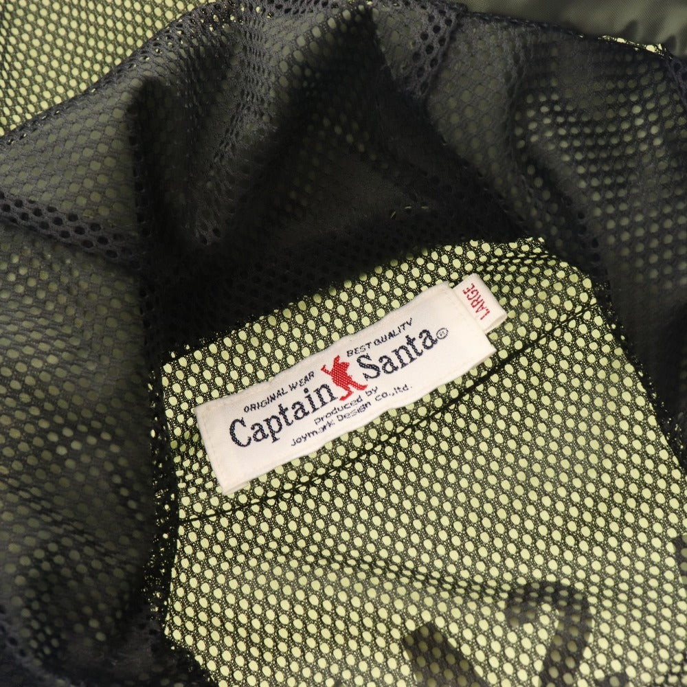 ■ キャプテンサンタ コーチジャケット ナイロンジャケット アウター ハーフジップ メンズ L カーキ