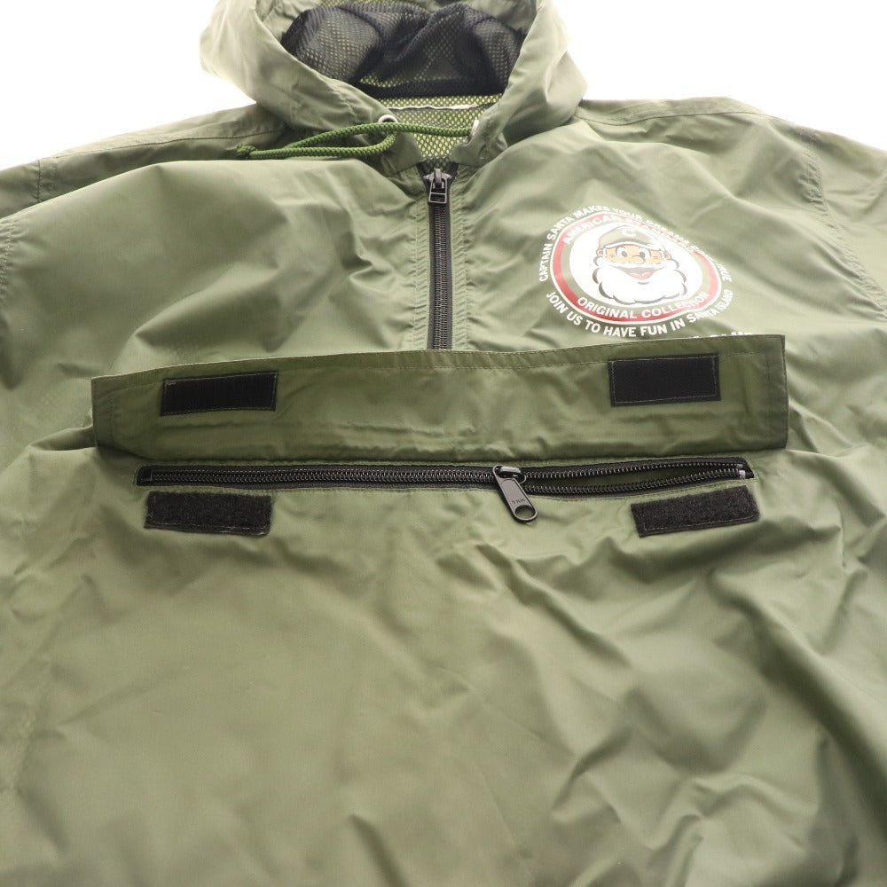 ■ キャプテンサンタ コーチジャケット ナイロンジャケット アウター ハーフジップ メンズ L カーキ