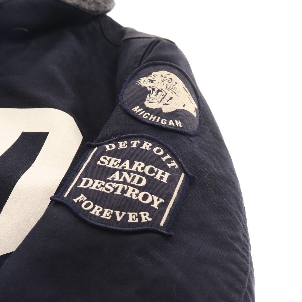 ■ HYSTERIC GLAMOUR Jacket Outerwear Boa Patch Men's M Navy