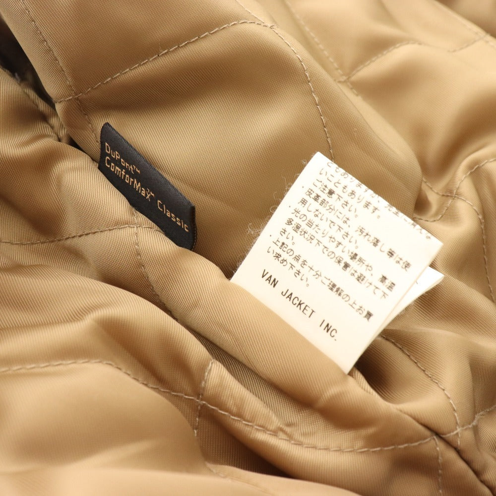 ■ Van Jacket Leather Jacket Riders Jacket Outerwear Classic Horse Leather Back Logo Men's LL Black