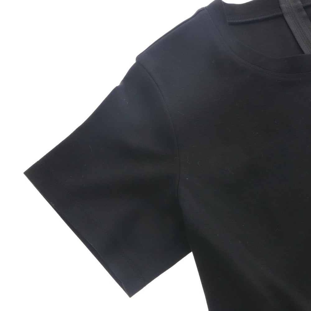 ■ フォクシー ニューヨーク FOXEY ロングワンピース 半袖 42777 ジャージー レディース 38(S相当）ブラック 付属品付き 未使用