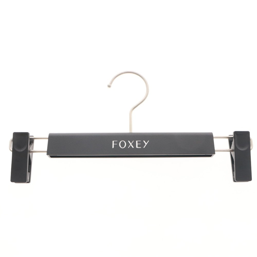■ フォクシー ニューヨーク FOXEY NEW YORK スカート ロング ボトムス フレア 日本製 レディース 40(M相当）グリーン ハンガー付き