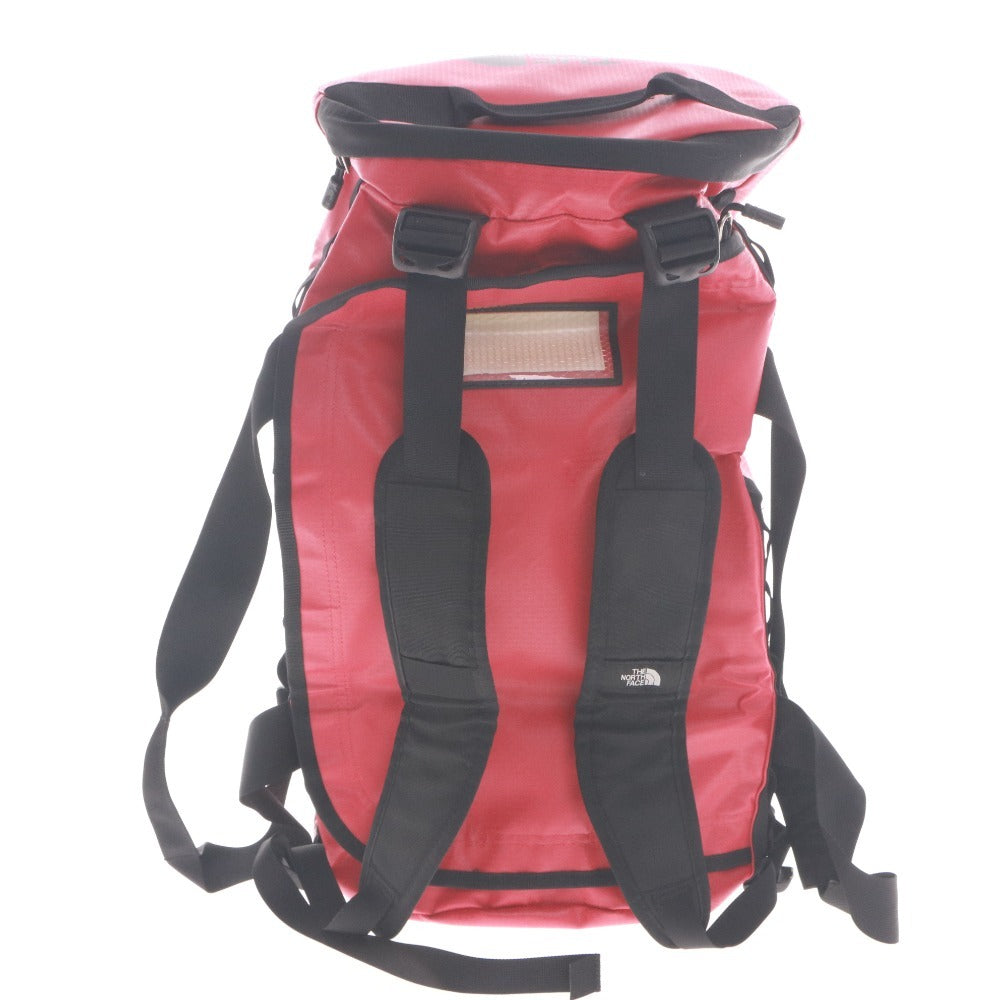 ■ THE NORTH FACE ボストンバッグ リュックサック 鞄 2way ベースキャンプダッフル NF0A3ETP パック 旅行 71L 黒 レッド 収納袋付き