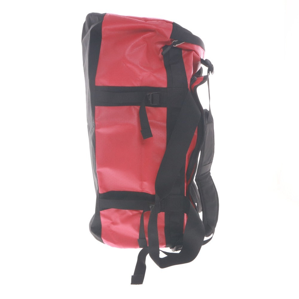 ■ THE NORTH FACE ボストンバッグ リュックサック 鞄 2way ベースキャンプダッフル NF0A3ETP パック 旅行 71L 黒 レッド 収納袋付き