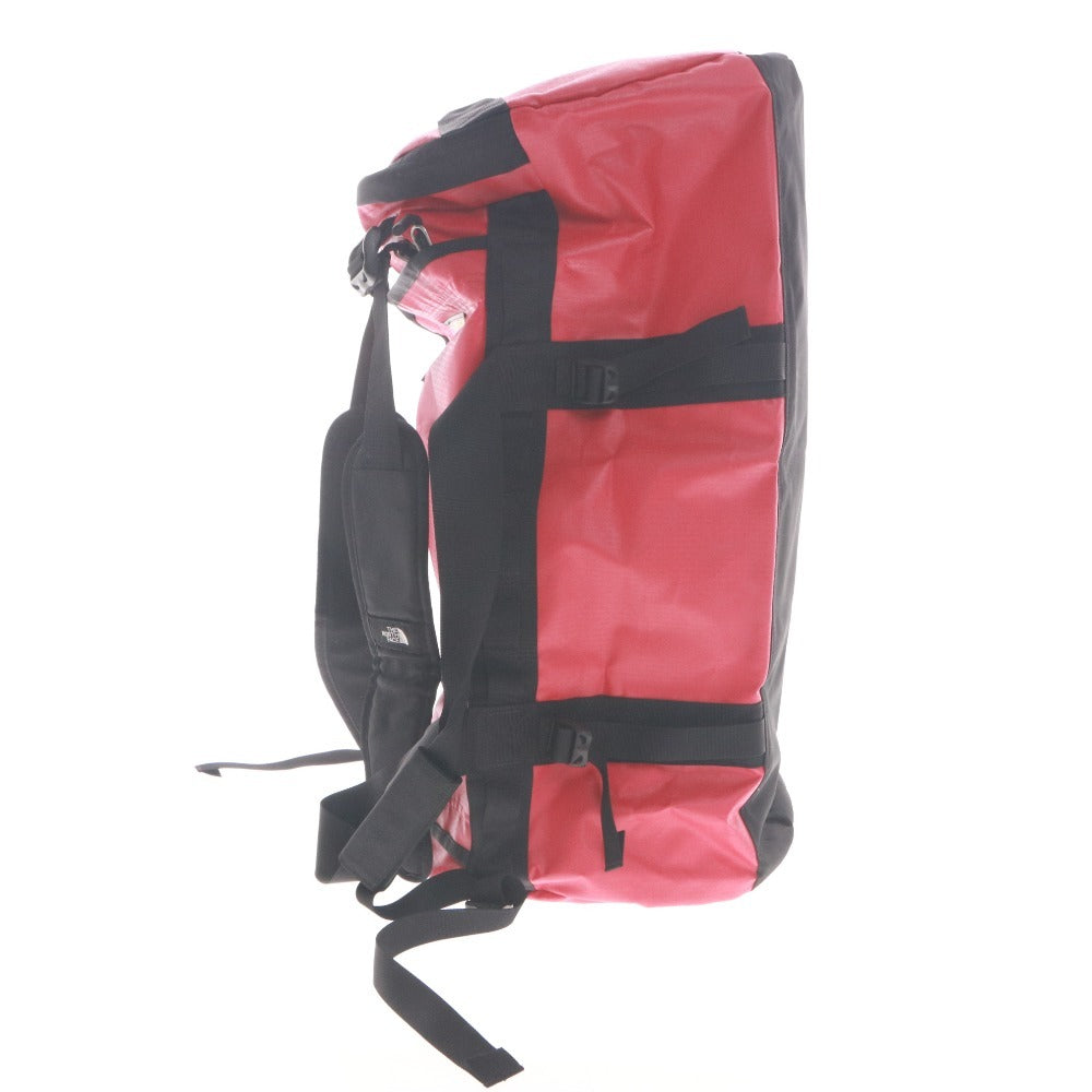 ■ THE NORTH FACE ボストンバッグ リュックサック 鞄 2way ベースキャンプダッフル NF0A3ETP パック 旅行 71L 黒 レッド 収納袋付き