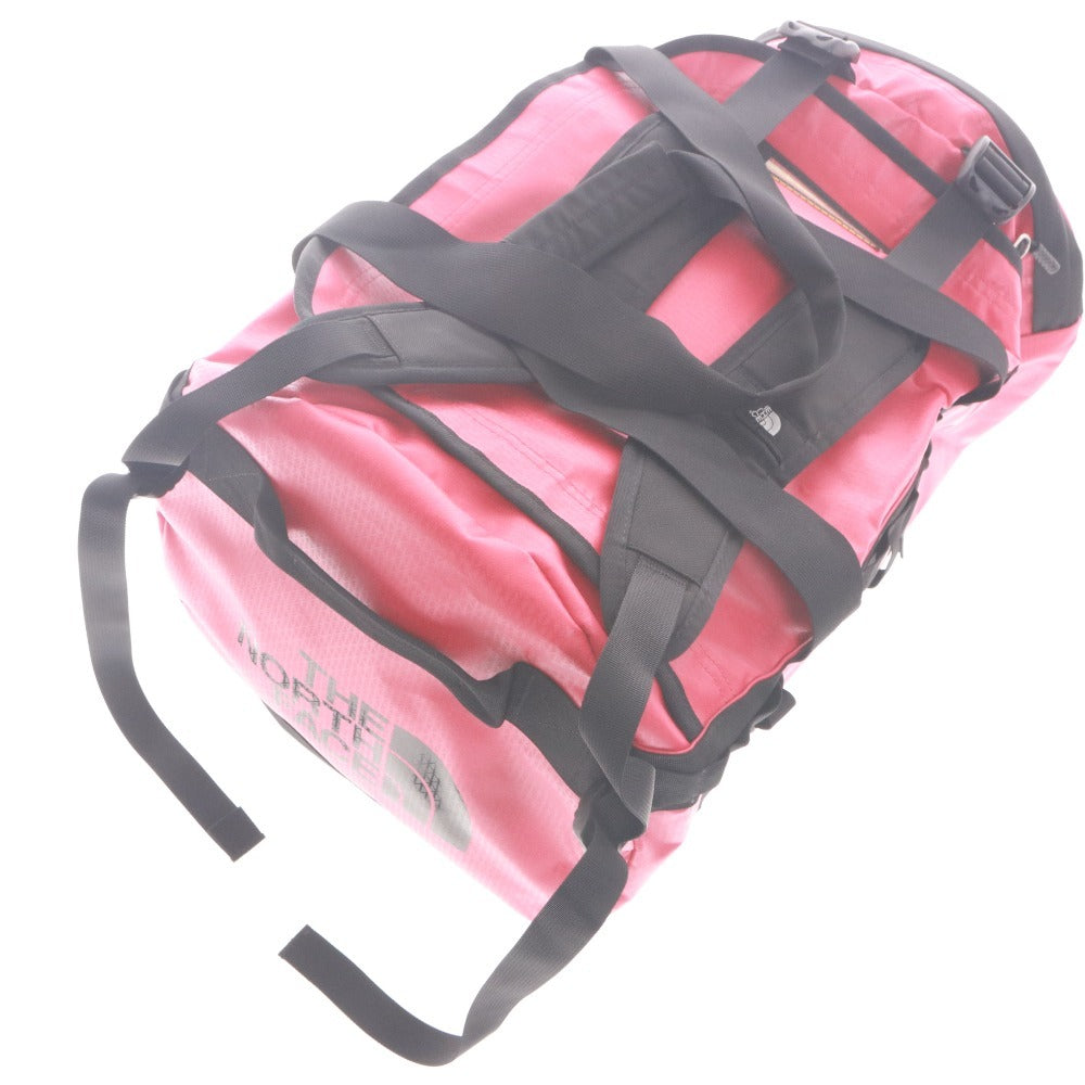 ■ THE NORTH FACE ボストンバッグ リュックサック 鞄 2way ベースキャンプダッフル NF0A3ETP パック 旅行 71L 黒 レッド 収納袋付き