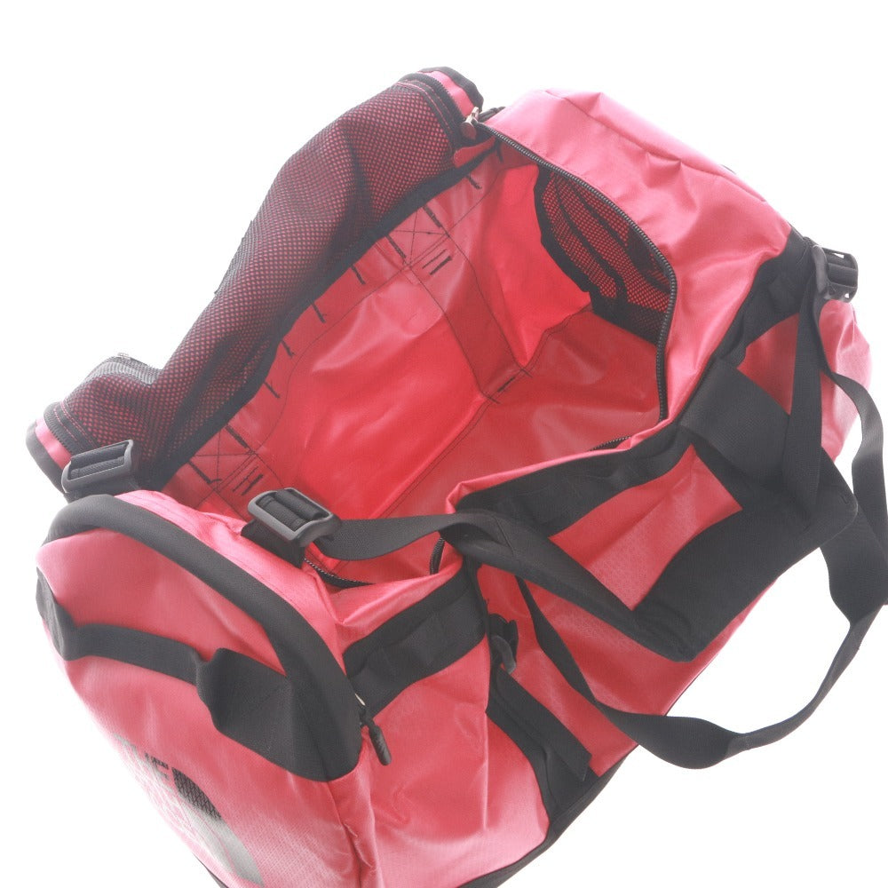 ■ THE NORTH FACE ボストンバッグ リュックサック 鞄 2way ベースキャンプダッフル NF0A3ETP パック 旅行 71L 黒 レッド 収納袋付き