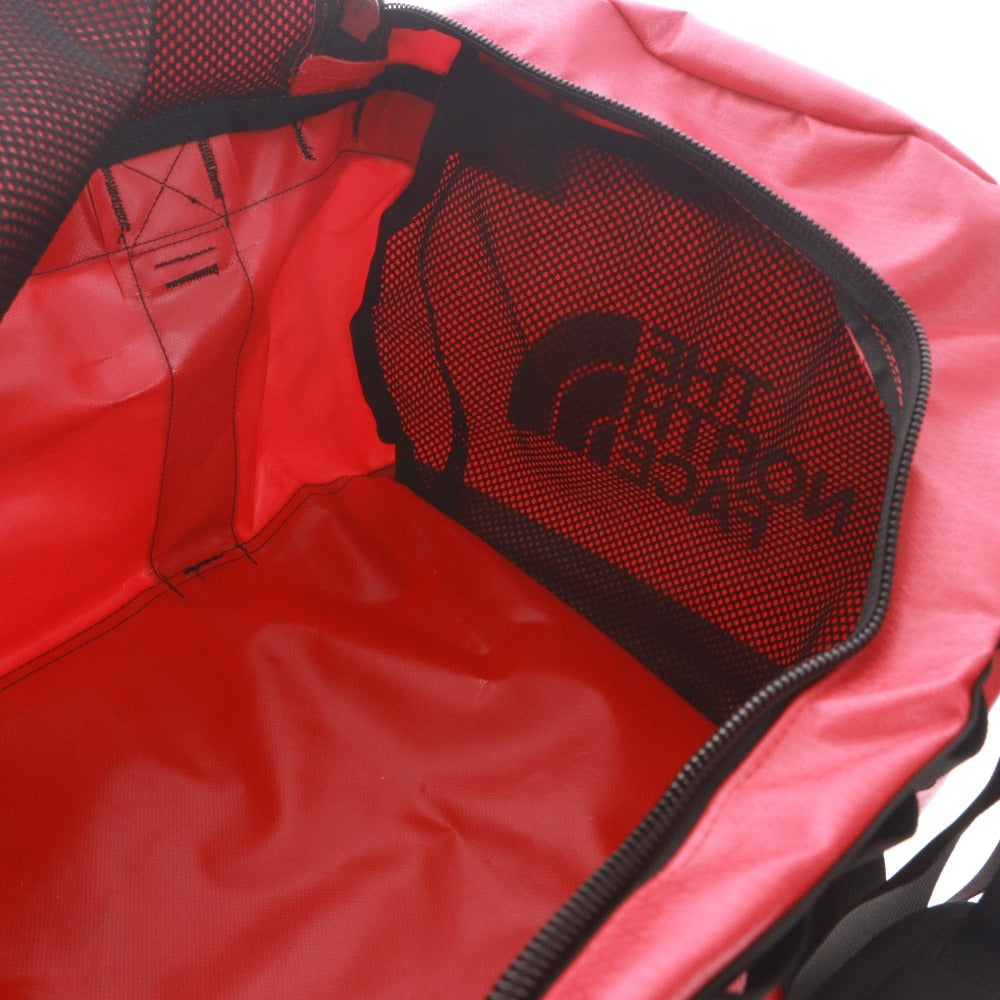■ THE NORTH FACE ボストンバッグ リュックサック 鞄 2way ベースキャンプダッフル NF0A3ETP パック 旅行 71L 黒 レッド 収納袋付き