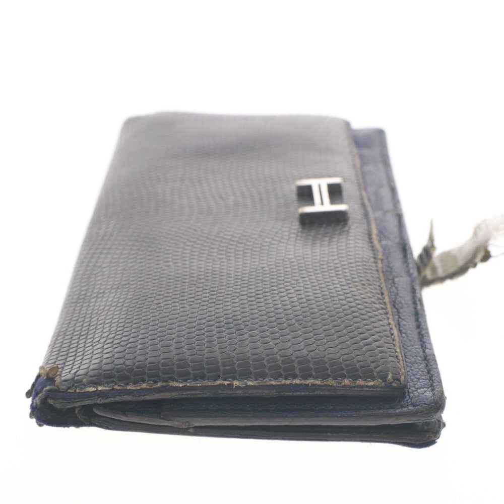 ■ HERMES エルメス 長財布 ベアンスフレ 800 シルバー金具 カード 札 小銭入れ メンズ レディース カーキグレー ネイビー 訳アリ