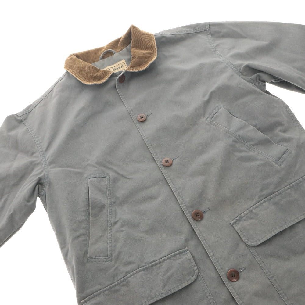 ■ L.L.Bean エルエルビーン フィールドコート ハンティングジャケット アウター 襟 袖 コーデュロイ メンズ M カーキグレー系
