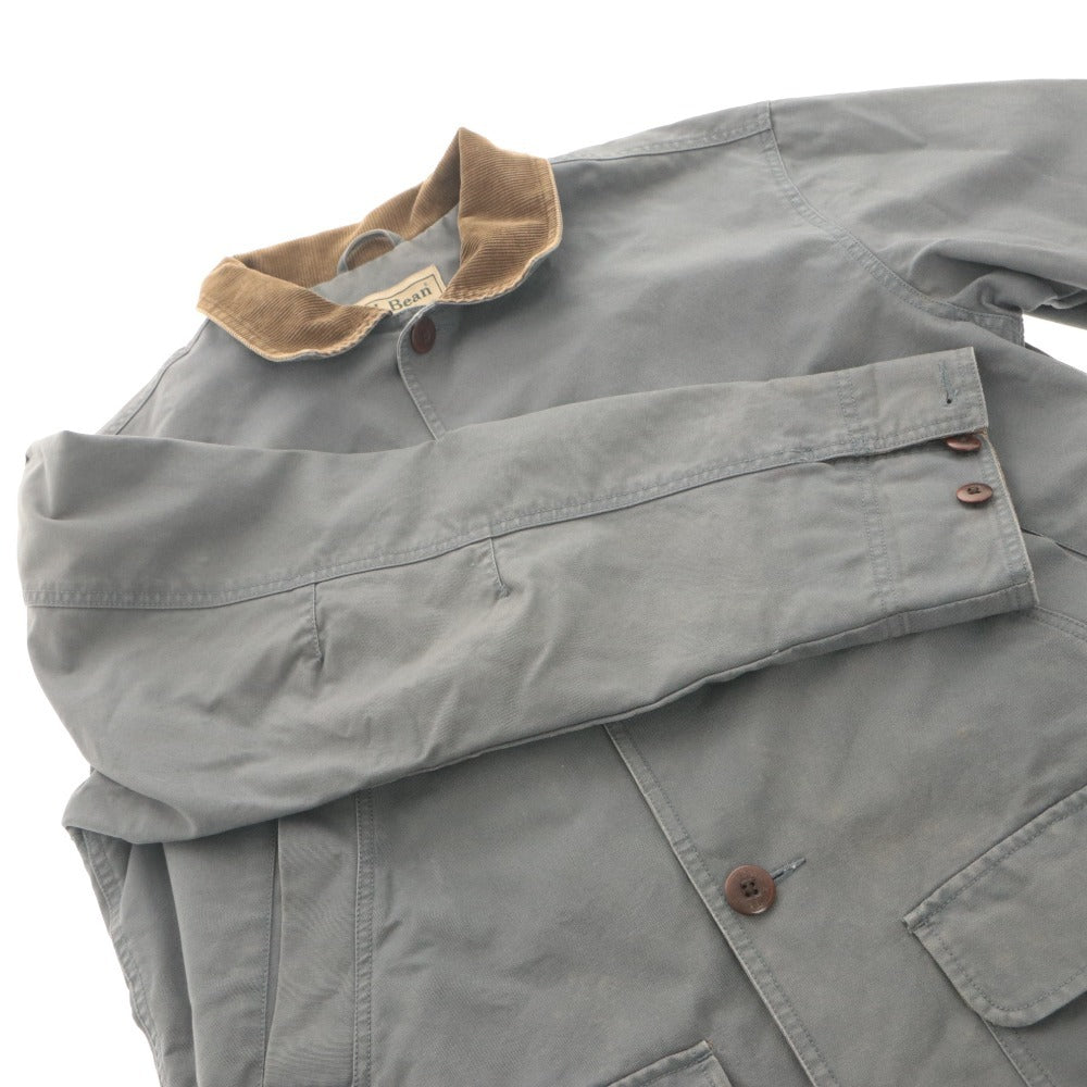 ■ L.L.Bean エルエルビーン フィールドコート ハンティングジャケット アウター 襟 袖 コーデュロイ メンズ M カーキグレー系