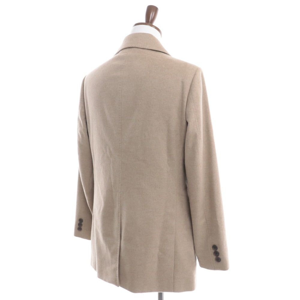 ■ Commes Men Short Coat Outerwear Angora Wool Men's Beige