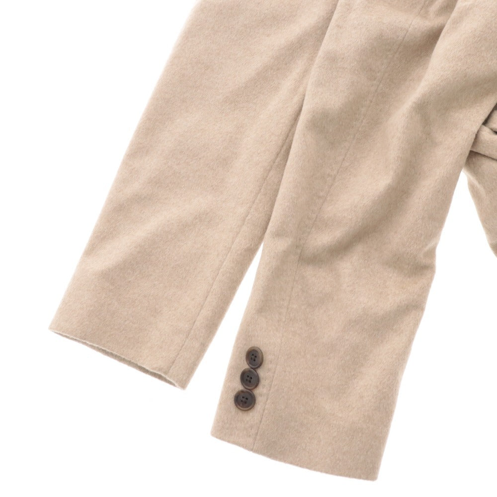 ■ Commes Men Short Coat Outerwear Angora Wool Men's Beige