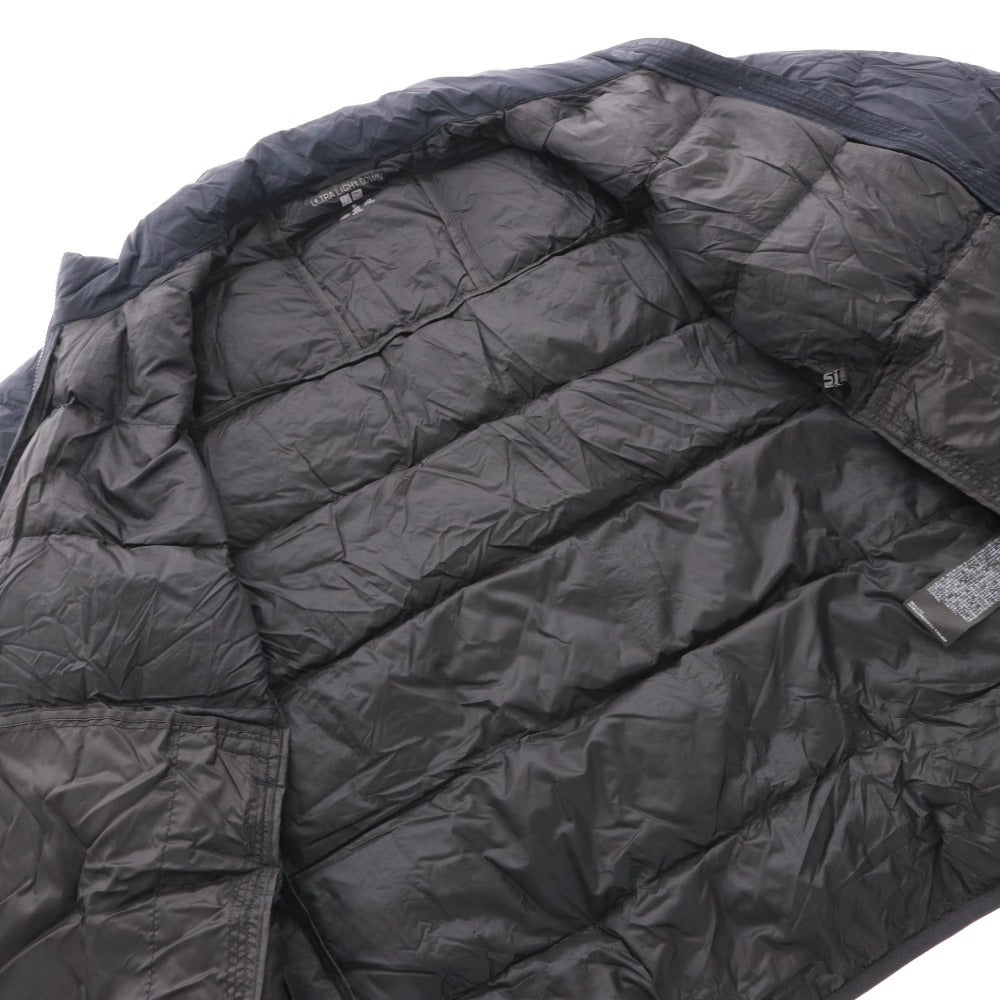 ■ UNIQLO Ultra Light Down Jacket, 3D Cut Long Sleeve, 311-44963, Men's, XL, Navy, with Storage Pouch