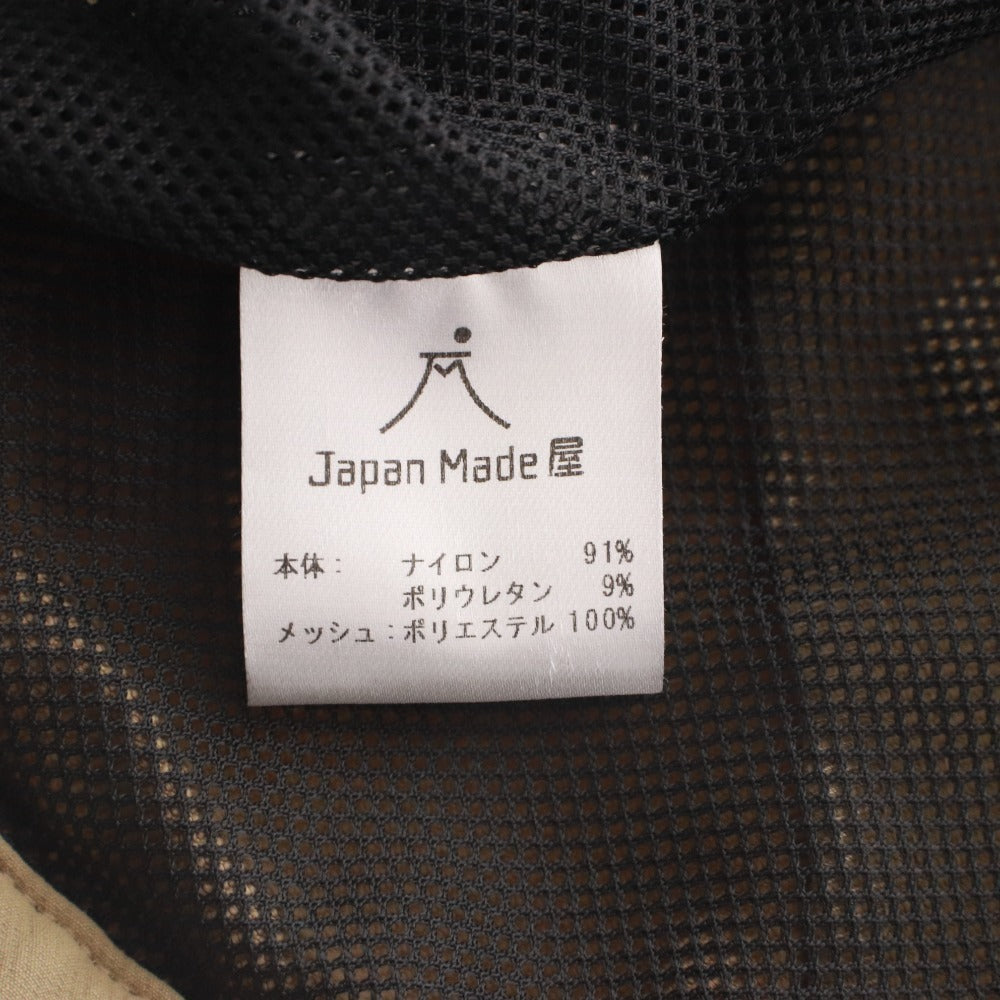 ■ japan made屋 ジャケット アウター ファスナー ポケット cordura コーデュラ 日本製 メンズ L ベージュ系 タグ付き 未使用