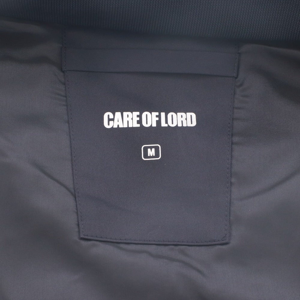 ■ CARE OF LORD ケアオブロード ジャケット アウター ブルゾン ファスナー ポケット wide Range メンズ M ネイビー系 未使用