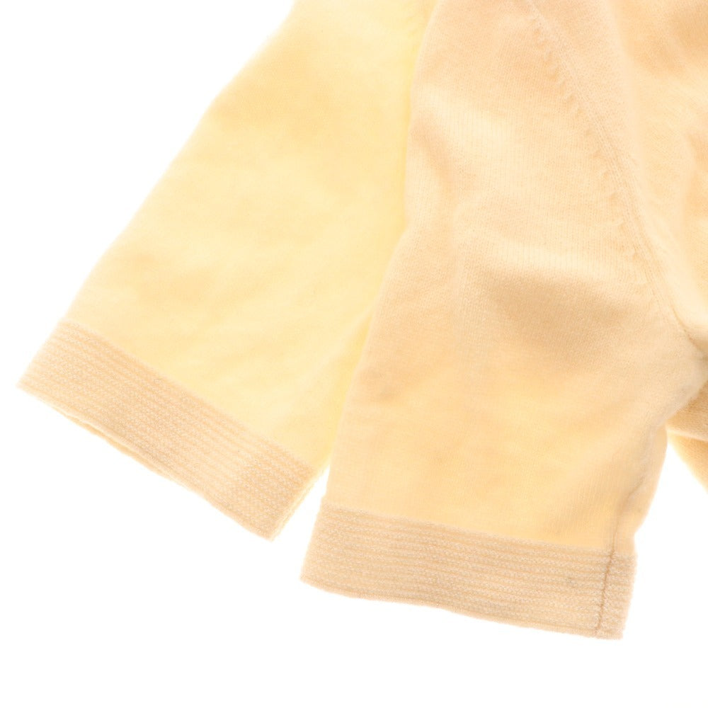 ■ バーバリー アンサンブル タートルネックニット 半袖 カーディガン トップス カシミヤ レディース 1 ホワイト