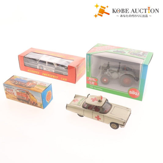 ■ ミニカー ブリキ 4点セット まとめ売り シボレー ランツ ベンツ キャデラック レトロ ヴィンテージ 昭和 玩具