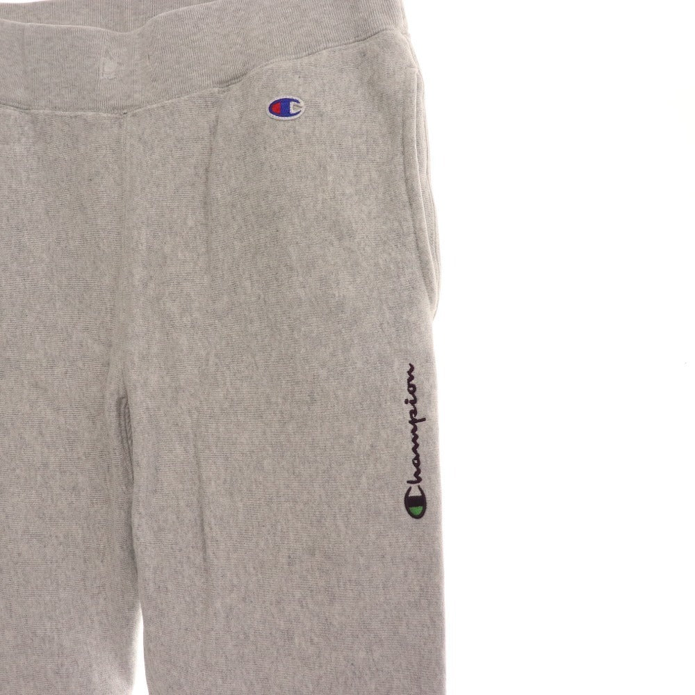 ■ Champion Sweat Pants Bottoms Embroidery Women's M Gray