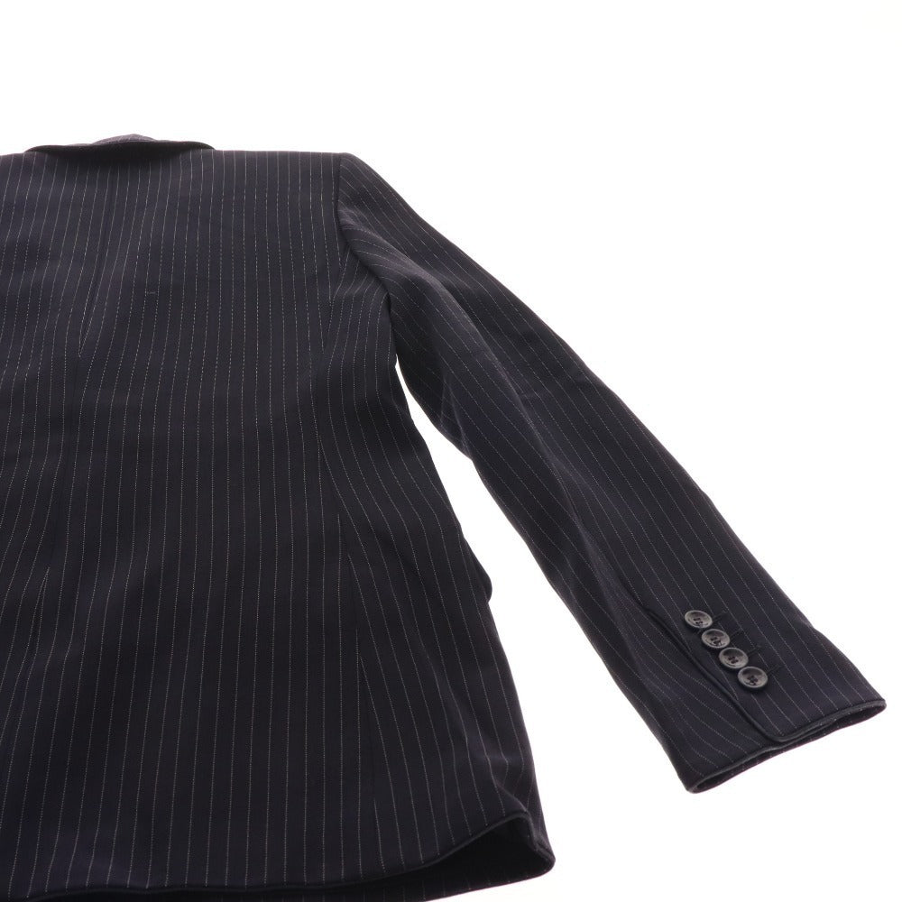 ■ Max Mara tailored jacket blazer stripe women's size 34 navy