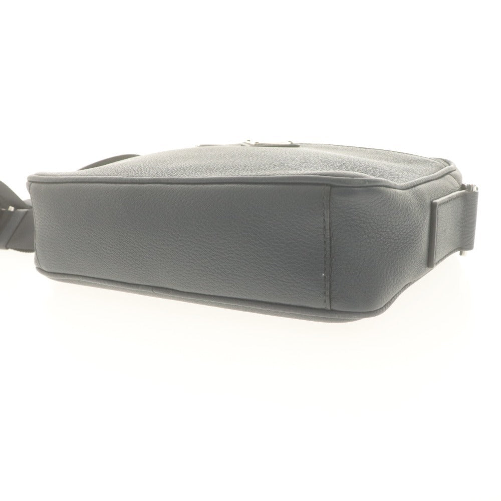 ■ PRADA プラダ ショルダーバッグ 鞄 2VH094 165 トライアングルロゴ ヴィッテロ シティ レザー 革 メンズ レディース ネイビー