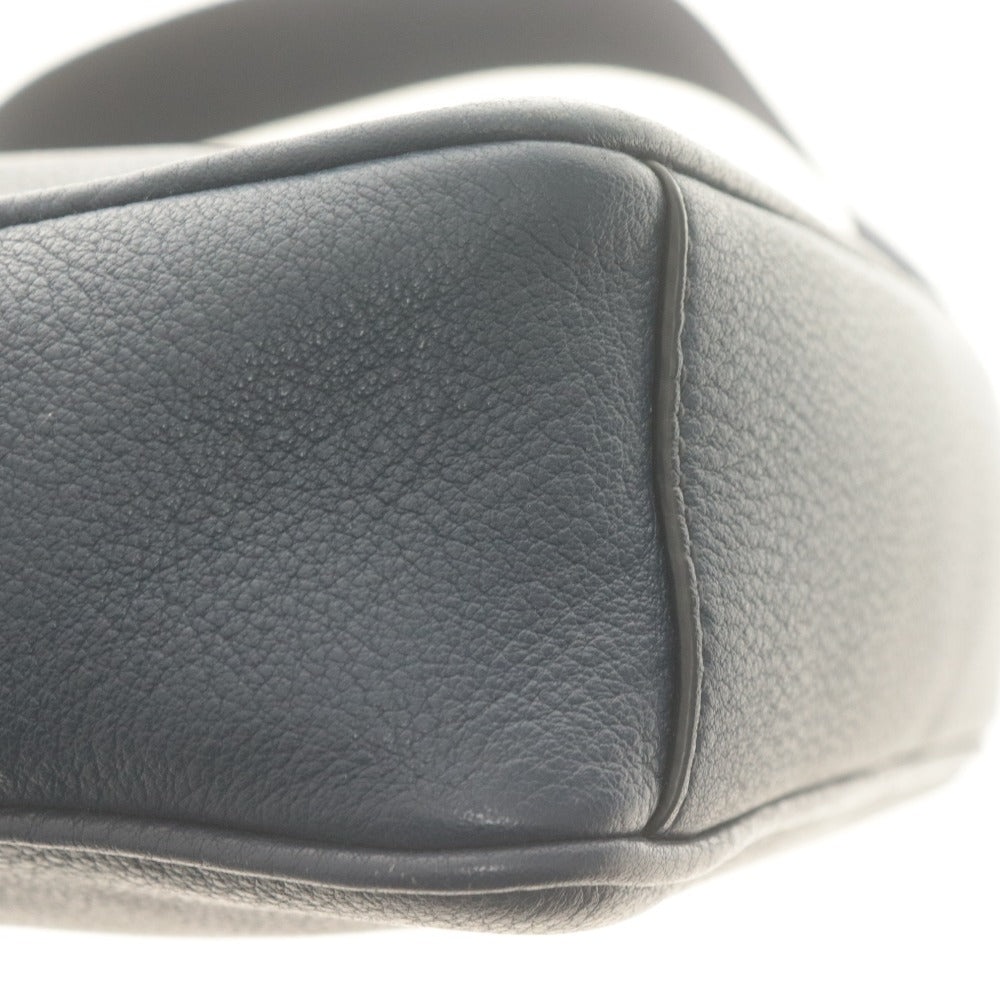 ■ PRADA プラダ ショルダーバッグ 鞄 2VH094 165 トライアングルロゴ ヴィッテロ シティ レザー 革 メンズ レディース ネイビー