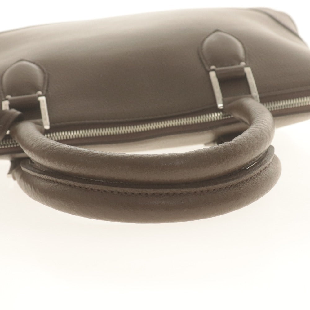 ■ PELLE MORBIDA ペッレモルビダ ハンドバッグ ビジネスバッグ 鞄 ファスナー ポケット レザー メンズ ブラウン系