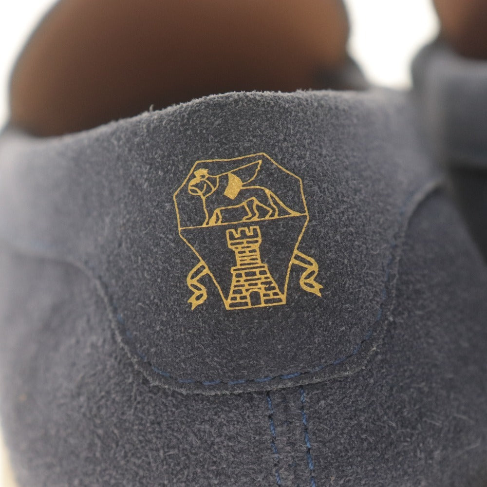 ■ BRUNELLO CUCINELLI ブルネロクチネリ スニーカー シューズ 靴 スエードペニーローファー メンズ 41 (26.0cm相当) ネイビー系 箱付き