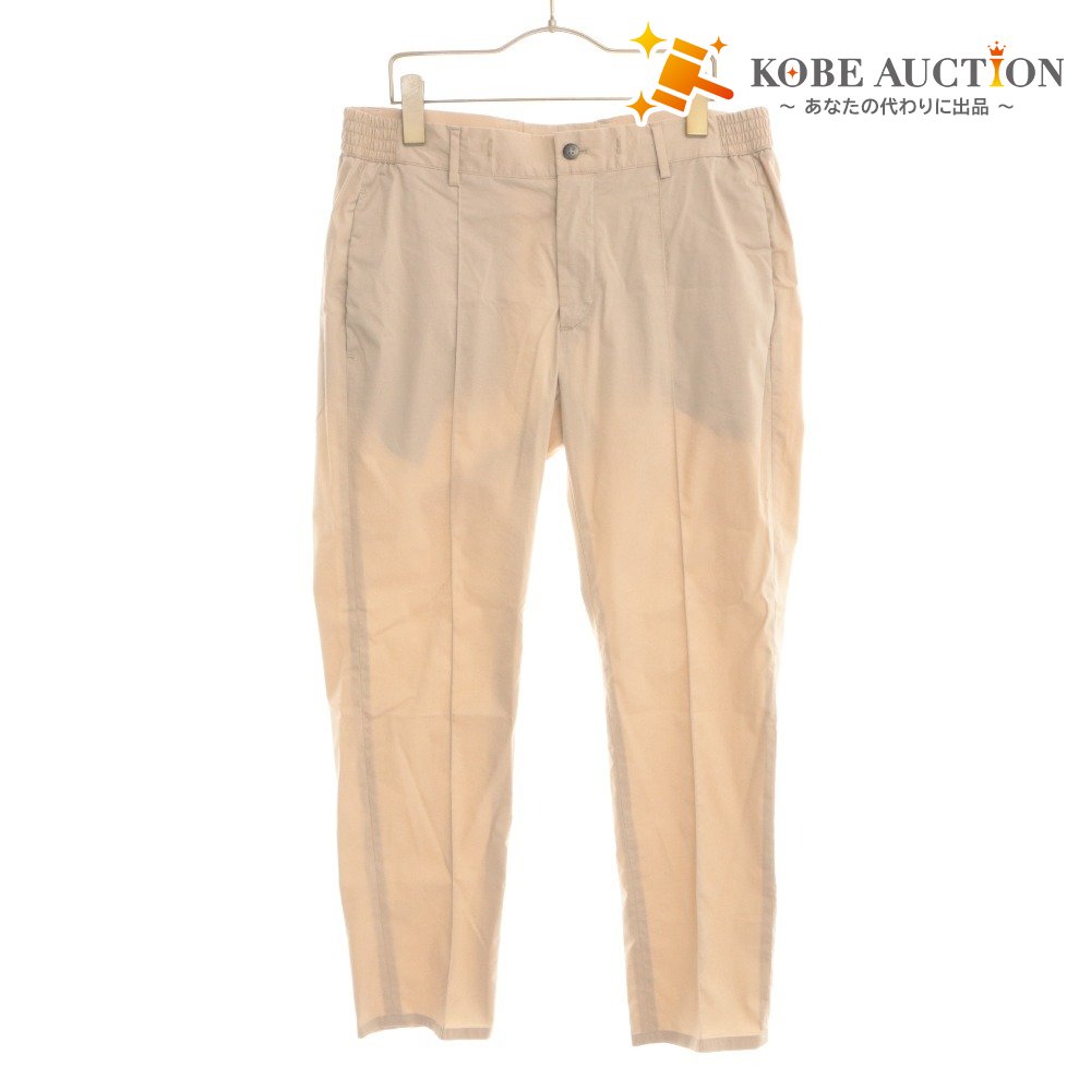 ■ Giabsarchivio Cucito in Firenze Pants Bottoms Zip Button Pockets Solid Men's 46 Beige