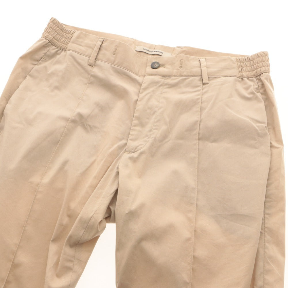 ■ Giabsarchivio Cucito in Firenze Pants Bottoms Zip Button Pockets Solid Men's 46 Beige
