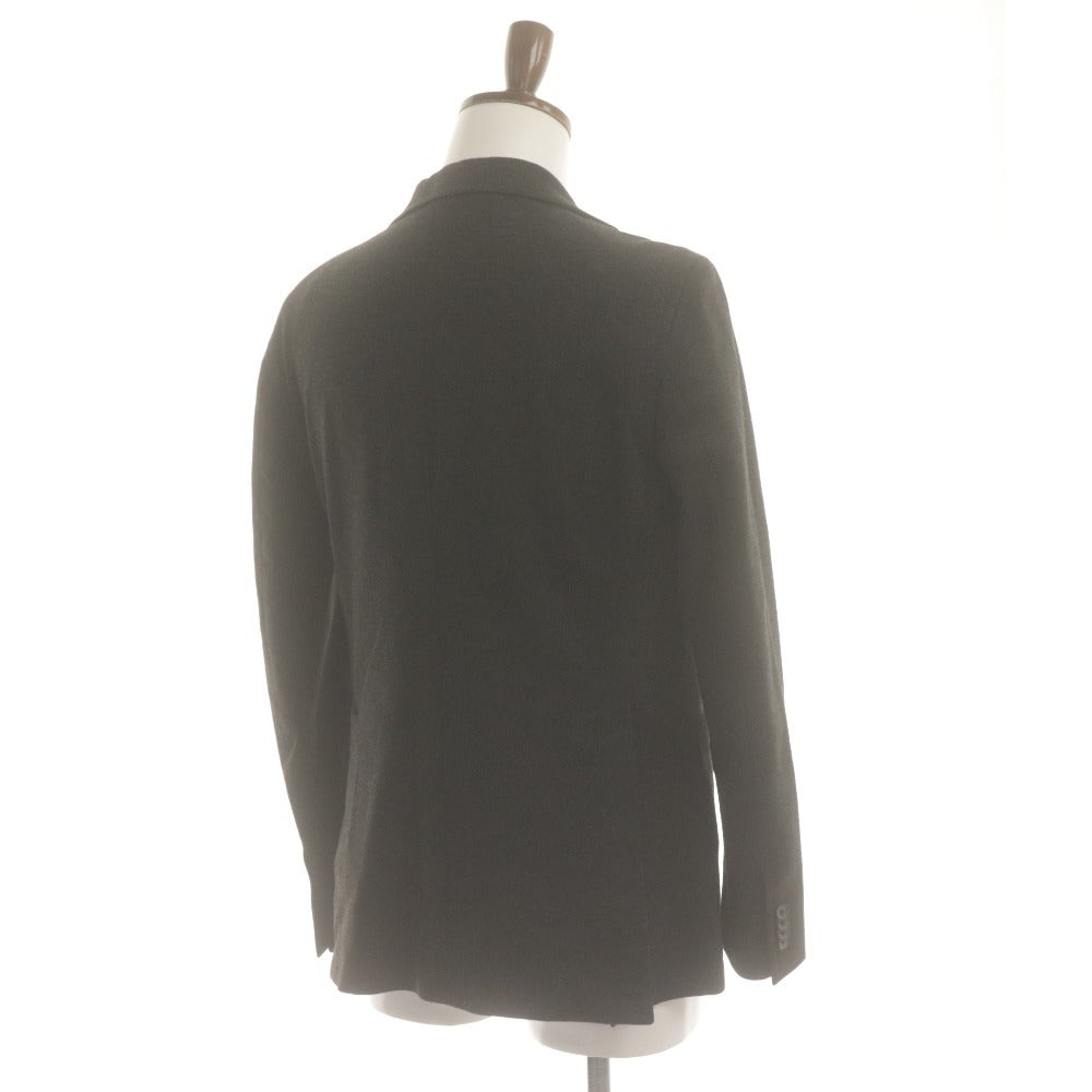 ■ TAGLIATORE Dakar Jacket, compatible with setup, outerwear, button, pocket, solid color, men's, 46, black tone