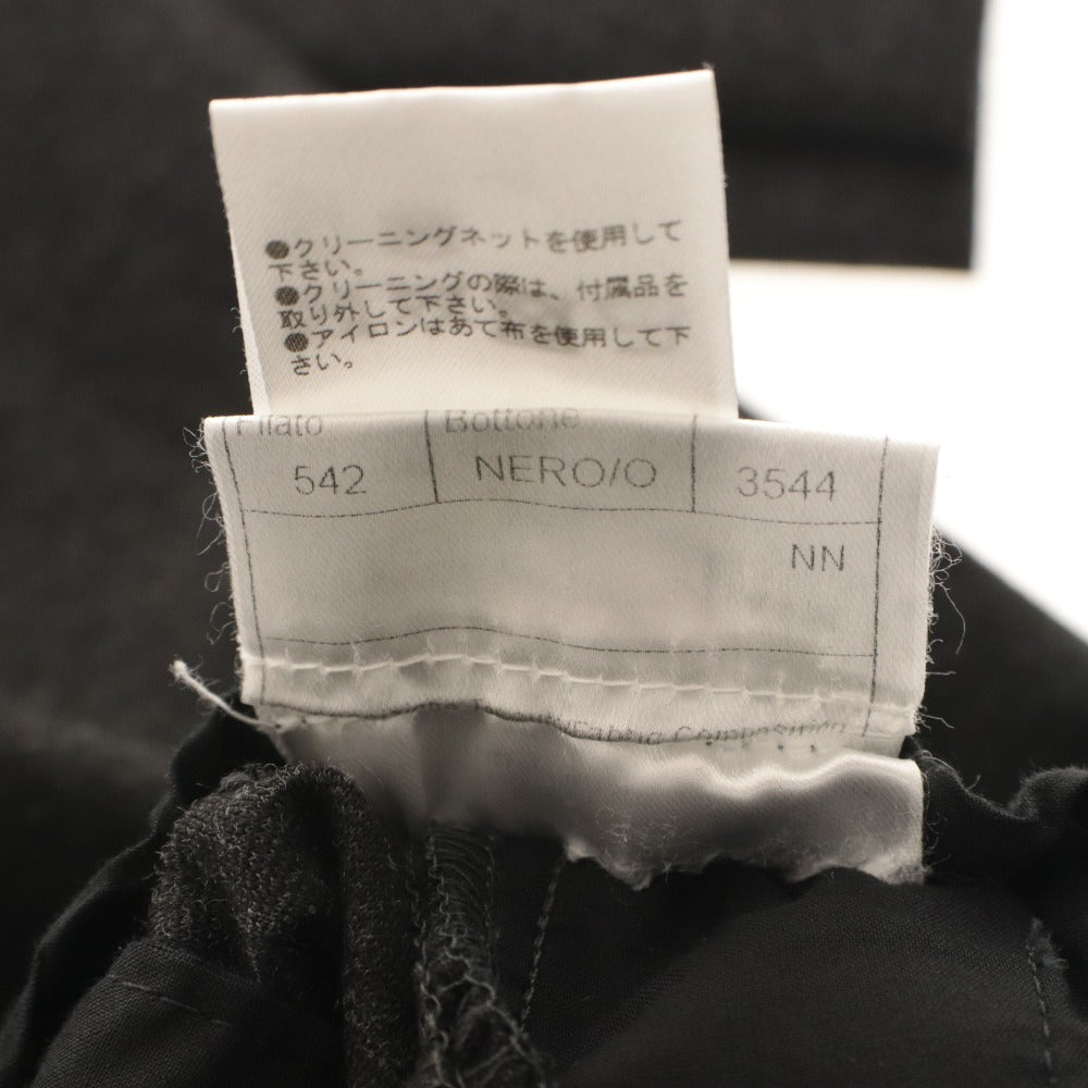 ■ TAGLIATORE タリアトーレ パンツ ダカール ボトムス セットアップ対応 ファスナー ボタン ポケット ゴム 紐 無地 メンズ 44 ブラック系