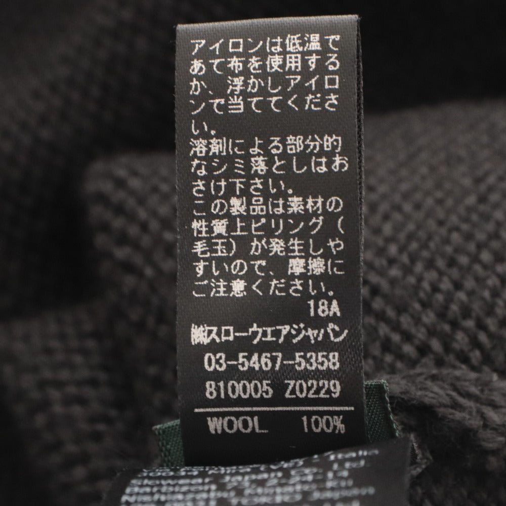 ■ ZANONE ザノーネ ニット トップス タートルネック 長袖 無地 メンズ 46 ブラック系