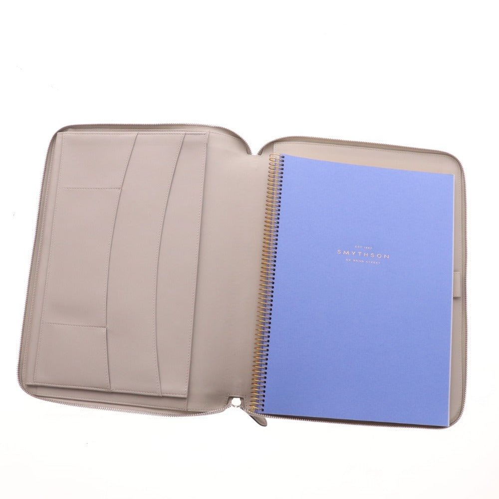 ■ Smythson Notebook Planner Notebook Memo Pad Grey Boxed Unused
