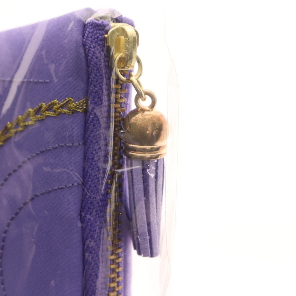 ■ 宝塚歌劇団 ポーチ アナスタシア ミュージカル 刺繍ポーチ 月組 公演グッズ パープル 未開封 未使用