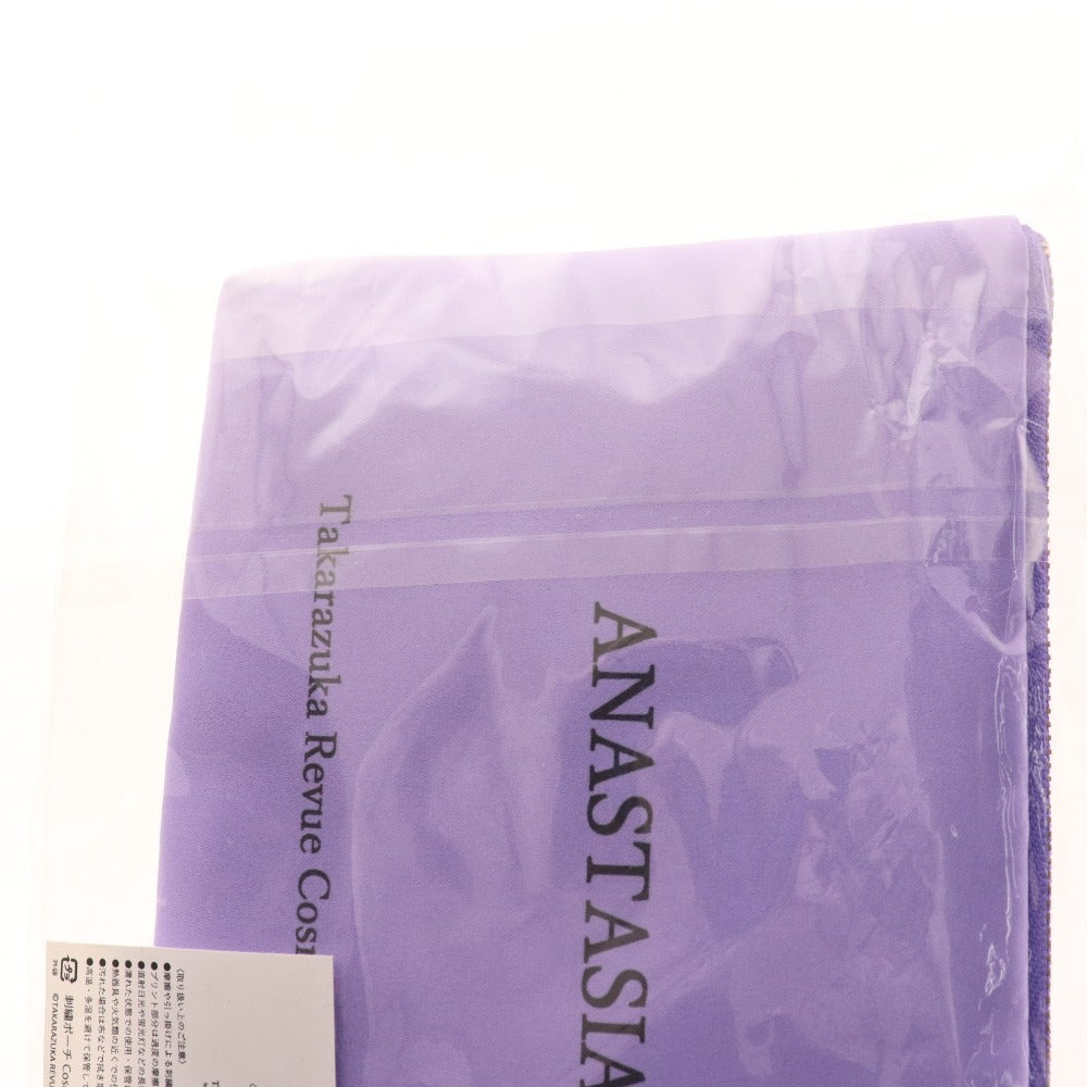 ■ 宝塚歌劇団 ポーチ アナスタシア ミュージカル 刺繍ポーチ 月組 公演グッズ パープル 未開封 未使用