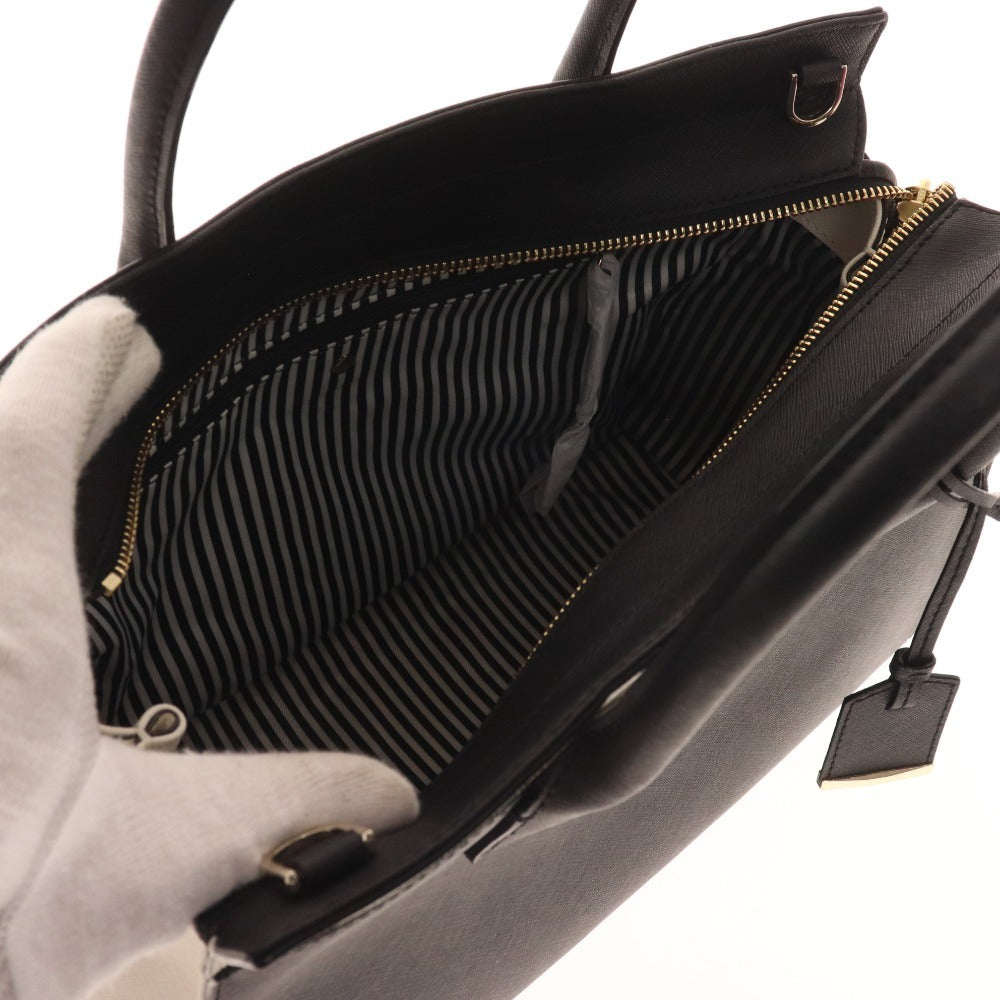 ■ ケイトスペード ハンドバッグ ショルダーバッグ PXRU5931 鞄 カウレザー バイカラー レディース ブラック ホワイト 付属品付き 未使用