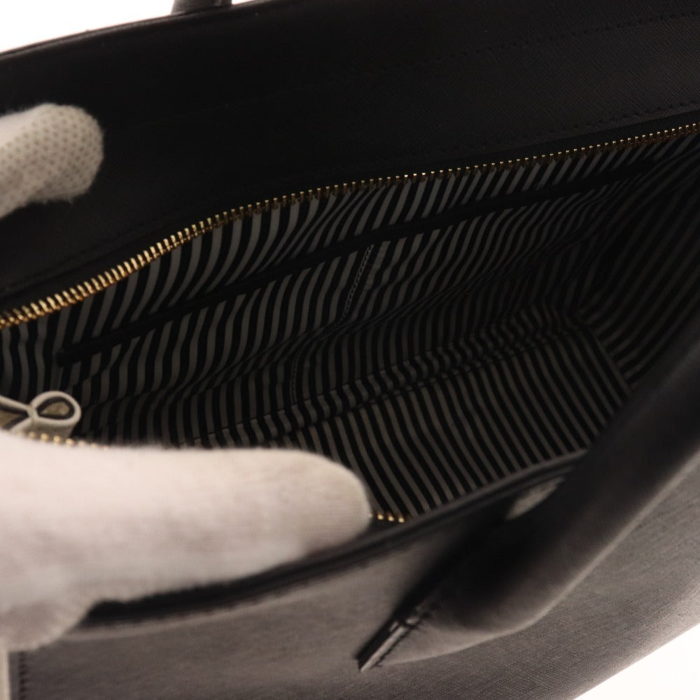 ■ ケイトスペード ハンドバッグ ショルダーバッグ PXRU5931 鞄 カウレザー バイカラー レディース ブラック ホワイト 付属品付き 未使用