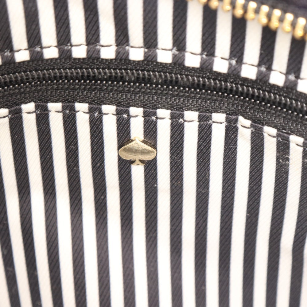 ■ ケイトスペード ハンドバッグ ショルダーバッグ PXRU5931 鞄 カウレザー バイカラー レディース ブラック ホワイト 付属品付き 未使用