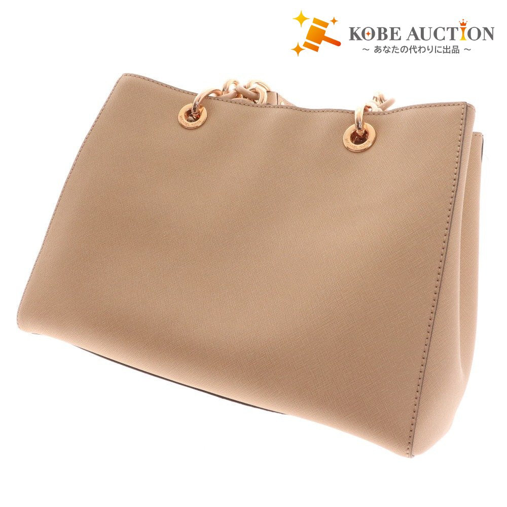 ■ マイケルコース トートバッグ ショルダーバッグ 鞄 レザー レディース ブラッシュピンク 付属品付き 未使用