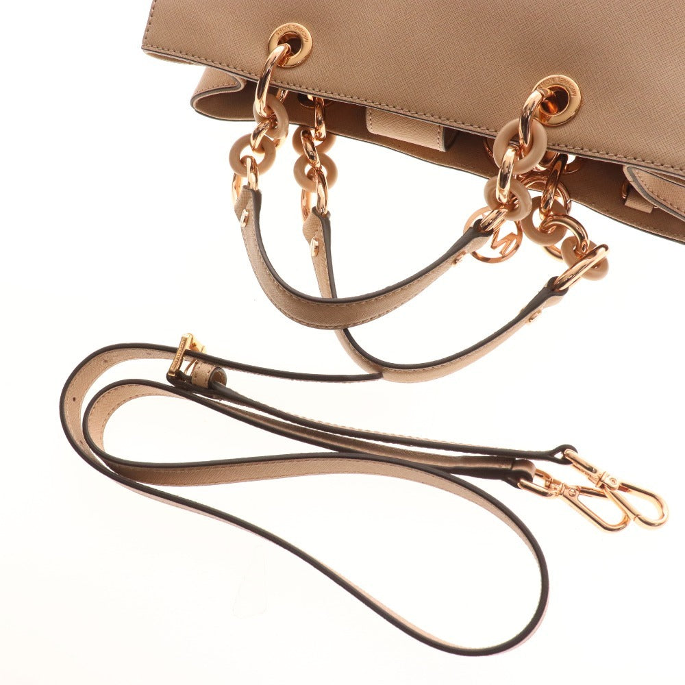 ■ マイケルコース トートバッグ ショルダーバッグ 鞄 レザー レディース ブラッシュピンク 付属品付き 未使用