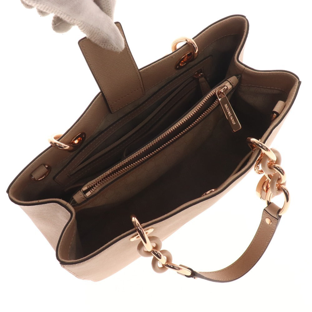 ■ マイケルコース トートバッグ ショルダーバッグ 鞄 レザー レディース ブラッシュピンク 付属品付き 未使用