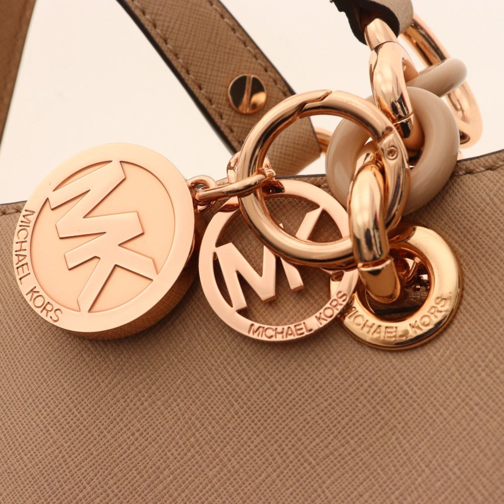 ■ マイケルコース トートバッグ ショルダーバッグ 鞄 レザー レディース ブラッシュピンク 付属品付き 未使用