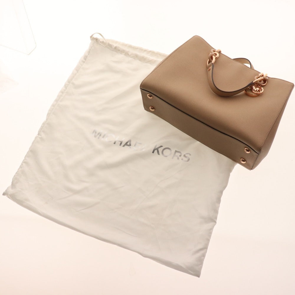 ■ マイケルコース トートバッグ ショルダーバッグ 鞄 レザー レディース ブラッシュピンク 付属品付き 未使用